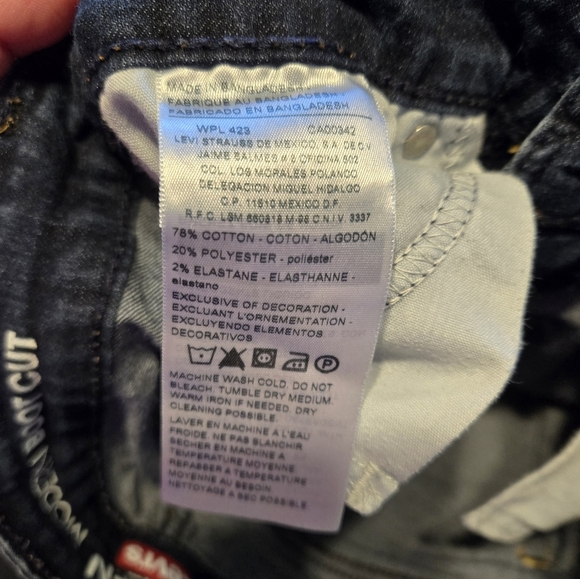 Levi's Modern Bootcut Regular Wash Blue Jeans Size 26 - Picture 3 of 5